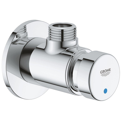 Grohe EuroPro Cosmopolitan S Douchekraan - zelfsluitend - 1/2 inch - blauw/rood - chroom