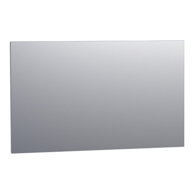 Saniclass Alu spiegel 118x70x2.5cm rechthoek zonder verlichting aluminium