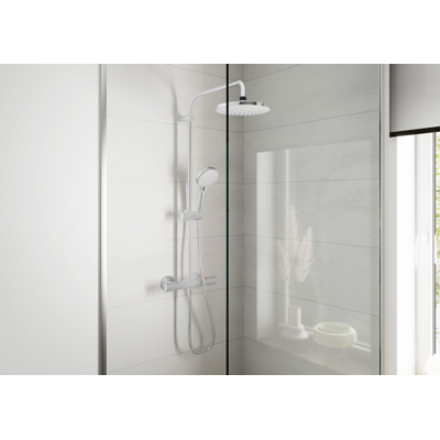 Hansgrohe Vernis Blend Colonne de douche avec thermostat ecosmart 142.4x27.6x51.2cm Chrome