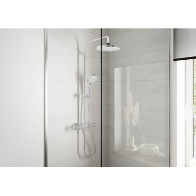 Hansgrohe Vernis showerpipe met thermostaat green chroom