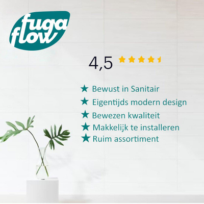 FugaFlow Eccelente Press Bedieningsplaat - bedieningspaneel voor Geberit UP320 inbouwreservoir - dualflush - rechthoekige knoppen - metaal goud geborsteld - Black Friday -