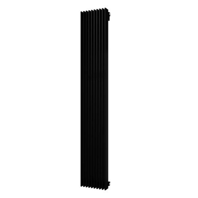 Plieger Antika Retto designradiator verticaal middenaansluiting 1800x295mm 994W zwart