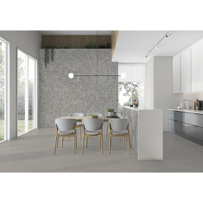 Terravito Gilino Grey Keramische wand- en vloertegel - 30x60cm - 7.8mm - gerectificeerd - Zwart