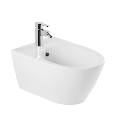 QeramiQ Sanlife Bidet - 38x55.7x29.4cm - hangend - wit