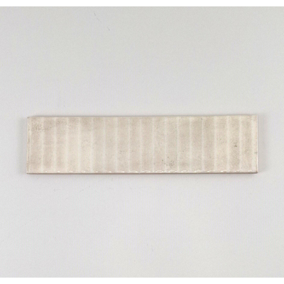 Cifre Cerámica Mussa Pour carrelage mural - 30x7.5cm - 8mm - nervuré - Ivoire