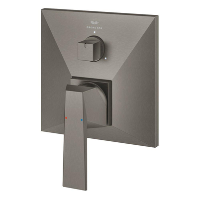 Grohe Allure brilliant afdekset met 3-weg omstelling hard graphite geb.