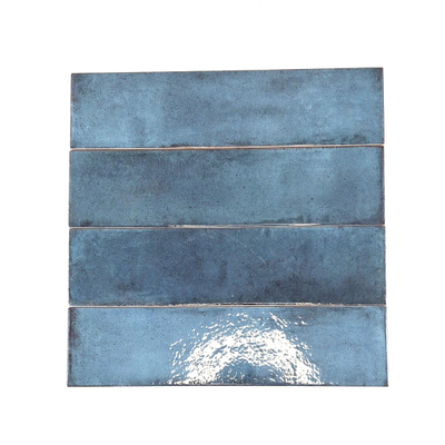 ÉCHANTILLON Terravito Sileno Carreau mural - 30x7.5cm - 8mm - Bleu