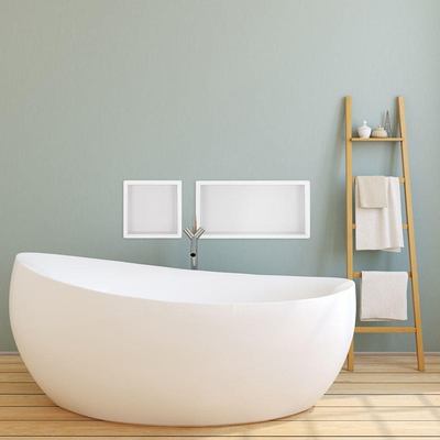 Wiesbaden Demis inbouwnis 30 x 60 x 10 cm mat wit OUTLETSTORE