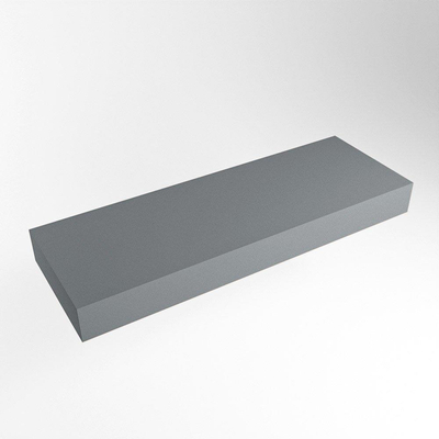 Mondiaz TOP 41 Vrijhangend Topblad - 120x41x12cm - geschikt voor waskom - Solid surface - Plata