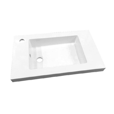 Best Design Slim wastafel voor meubel 60 cm Ondiep 35 cm met kraan gat