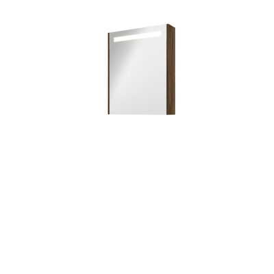 Proline Spiegelkast Premium met geintegreerde LED verlichting, 1 deur 60x14x74cm Cabana oak