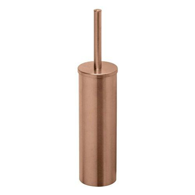 Geesa Nemox toiletborstel met houder (witte kop) - geborsteld brons
