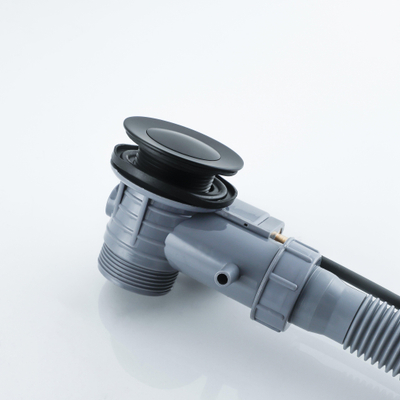 FugaFlow Eccelente Acces Badafvoercombinatie - draaibediening - verlengd - mat zwart