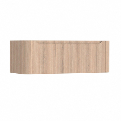 H&R badmeubelen Juice Meuble sous vasque - 120x45x40cm - angles arrondis - 1 tiroir - poignée intégrée - rockford oak
