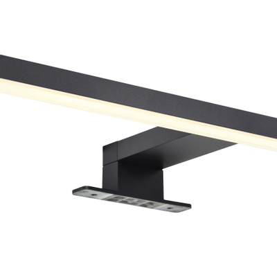 Nordlux Marlee éclairage de miroir 50x3.8x13.6cm IP44 Incl. 9.5W LED 3000K F noir