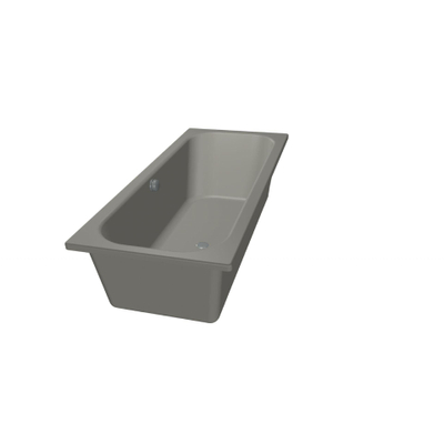 Xenz Aruba ligbad - 180x80cm - met overloop - zonder afvoer - Acryl Cement Mat