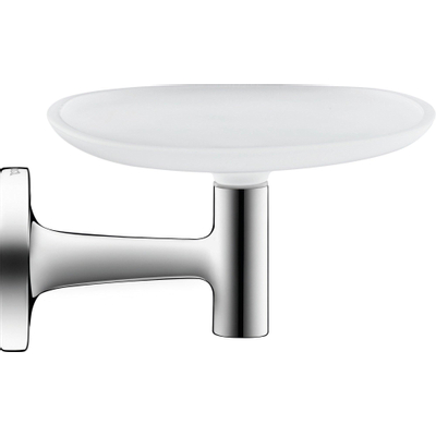 Duravit Starck T Zeephouder - wandmodel - 14x10.6cm -matglas - hoogglans chroom
