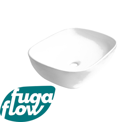 FugaFlow Efficiente Arredo lavabo à poser 49x39x15cm céramique blanc