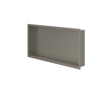 IVY Niche de salle de bains - 60x30x7.5cm - Nickel brossé PVD