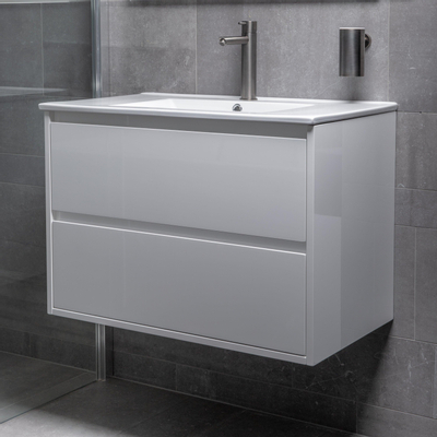 Saniclass Empoli lavabo pour meuble 80cm 1 lavabo 1 trou céramique blanc