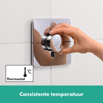 Hansgrohe Showerselect comfort q Thermostaat - inbouw - 1 functie - hoogglans chroom