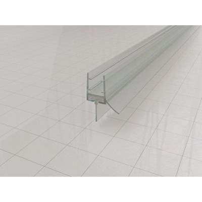 Marenza Universo afwateringsprofiel/lekstrip/waterkering - universeel - 200cm inkortbaar - voor 6mm glas - transparant