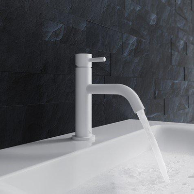 Crosswater MPRO Robinet de lavabo 16.5cm blanc mat