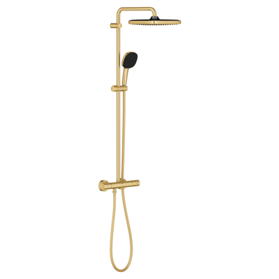GROHE Vitalio Comfort doucheset - met thermostaat - geborsteld cool sunrise (goud)