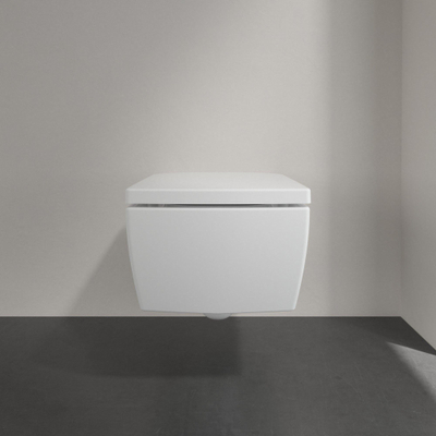 Villeroy & Boch memento 2.0 wandcloset - 56cm directflush - diepspoel CeramicPlus - White Alpine (glans wit)