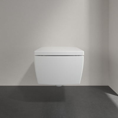 Villeroy & Boch memento 2.0 WC suspendu 37.5x56cm Direct Flush Ceramic+ Blanc