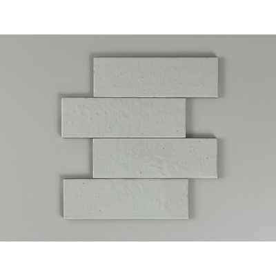 SAMPLE Terravito Nocino wandtegel - 6x18.6cm - White glans (wit)