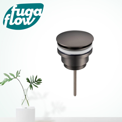 FugaFlow Eccelente Sobrado Badkamer Klikwaste afvoerplug geborsteld gunmetal PVD