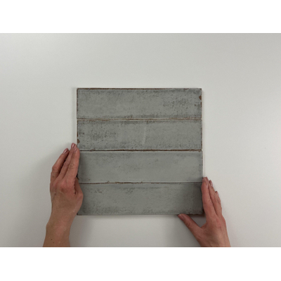 ÉCHANTILLON Terravito Dalmira carreau mural - 7,5x30cm - 8,6mm - Rectangulaire - Alchimia Pearl