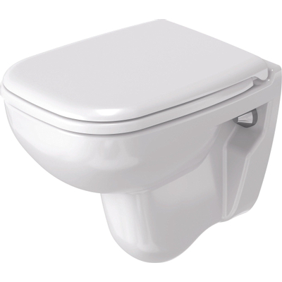 Duravit D-code WC suspendu raccourci 48cm avec bride de rinçage à évacuation profonde blanc