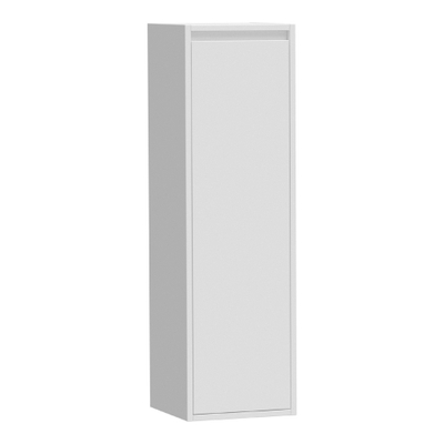 BRAUER Adore armoire de salle de bain - 120x35x35cm - avec 1 porte sans poignée ouvrant vers la droite mat blanc