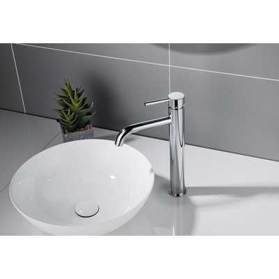Fortifura Calvi Mitigeur rehaussé lavabo 33.1cm Chrome brillant