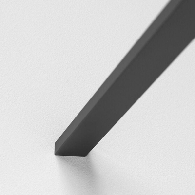 Sealskin Soho Paroi latérale universelle à combiner avec paroi ou mur 50x210cm avec profilé noir et verre clair