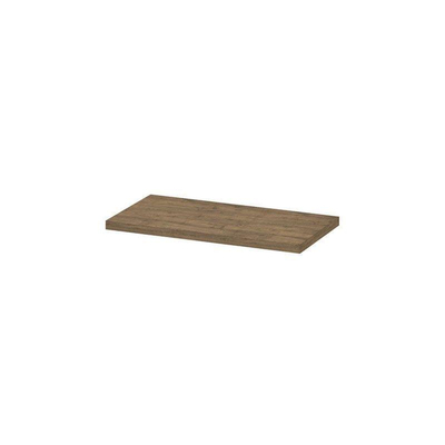 INK Topdeck Wastafelblad - 90x45x3.5cm - tbv onderkast - MFC - Naturel eiken