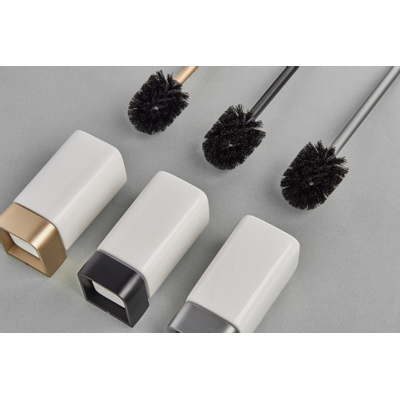 Haceka Aline Garniture de balai de WC Aluminium Brossé Gris