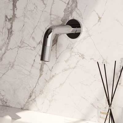 BRAUER Chrome Carving Fonteinkraan - inbouw - 8.5-18.5cm uitloop - Chroom - deukje op uitloop - OUTLET UDEN