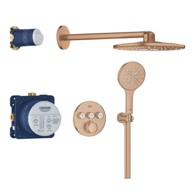 Grohe Grohtherm SmartControl Perfect Showerset - brushed warm sunset (koper)