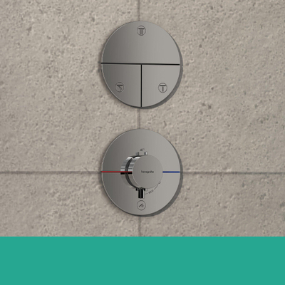 HansgroheShowerSelecthg showerselect comfort s 1 stopkr+therm42x155x42 mmChroom
