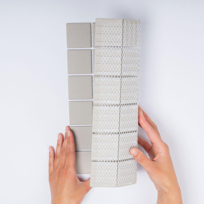The Mosaic Factory London mozaïektegel - 31x31cm - 6mm - vierkant - R11 - mat grey (grijs)