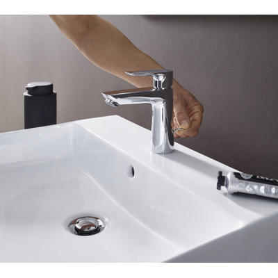 Hansgrohe Talis E Mitigeur lavabo 110 m. Bonde brushed black chrome 71710340