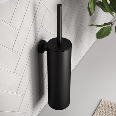 Brauer Black Edition Toiletborstelhouder - wand - mat zwart