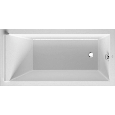 Duravit Starck Kunststof inbouwbad acryl rechthoekig - 150x75x46cm - glans wit