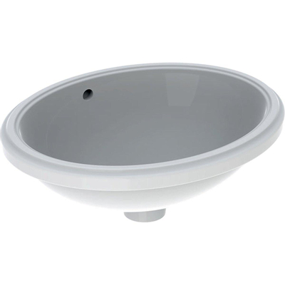 Geberit Variform lavabo sous plan ovale 42cm avec trop-plein tect blanc