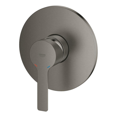 Grohe Lineare New Inbouwthermostaat - 1 knop - brushed hard graphite (antraciet)
