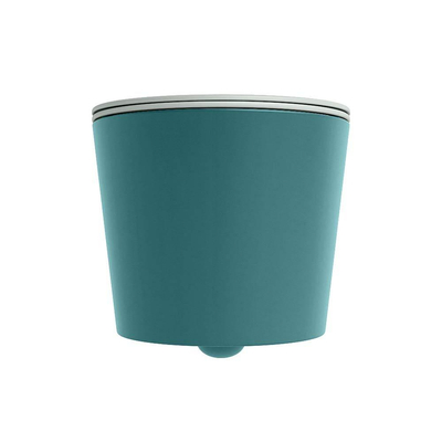 MONDIAZ LAVIE WC suspendu - 36x53cm - sans bride - Greey (gris) - softclose - quick-release - abattant WC - Smag (bleu)