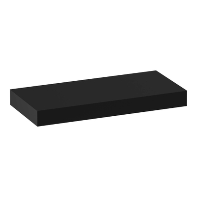 BRAUER MDF - Wastafelblad - 100x50x10cm - zonder kraangat - MDF - mat zwart